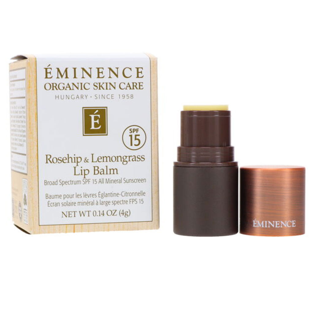 EMINENCE - ROSEHIP & LEMONGRASS LIP BALM SPF 15 (4 ML)