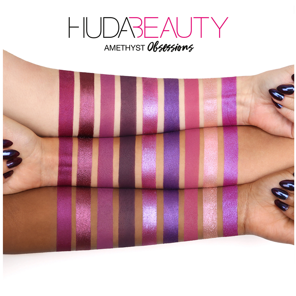 HUDA BEAUTY - OBSESSIONS EYESHADOW PALETTE (AMETHYST) - MyVaniteeCase