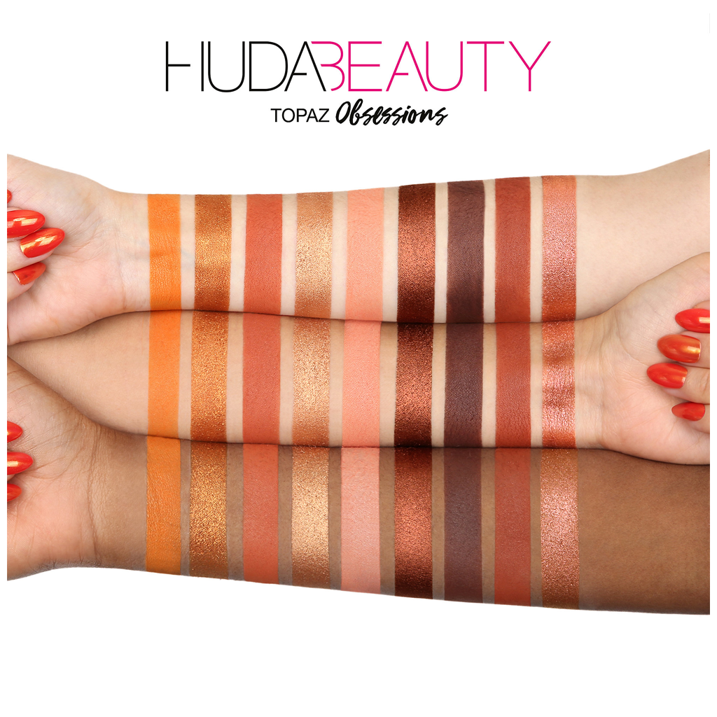 HUDA BEAUTY - OBSESSIONS EYESHADOW PALETTE ( TOPAZ) - MyVaniteeCase