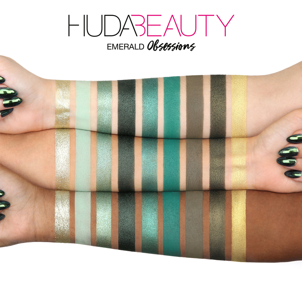 HUDA BEAUTY - OBSESSIONS EYESHADOW PALETTE (EMERALD) - MyVaniteeCase