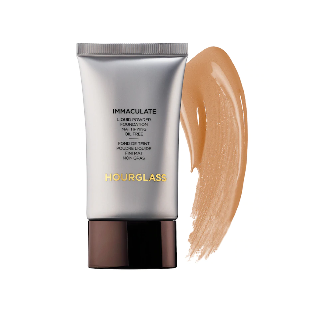 HOURGLASS - IMMACULATE LIQUID POWDER FOUNDATION MATTIFYING OIL FREE (GOLDEN AMBER) - MyVaniteeCase