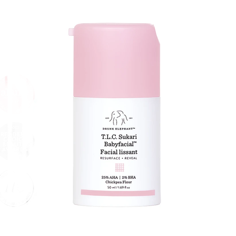 DRUNK ELEPHANT - T.L.C. SUKARI BABYFACIAL 25% AHA + 2% BHA MASK (50 ML) - MyVaniteeCase
