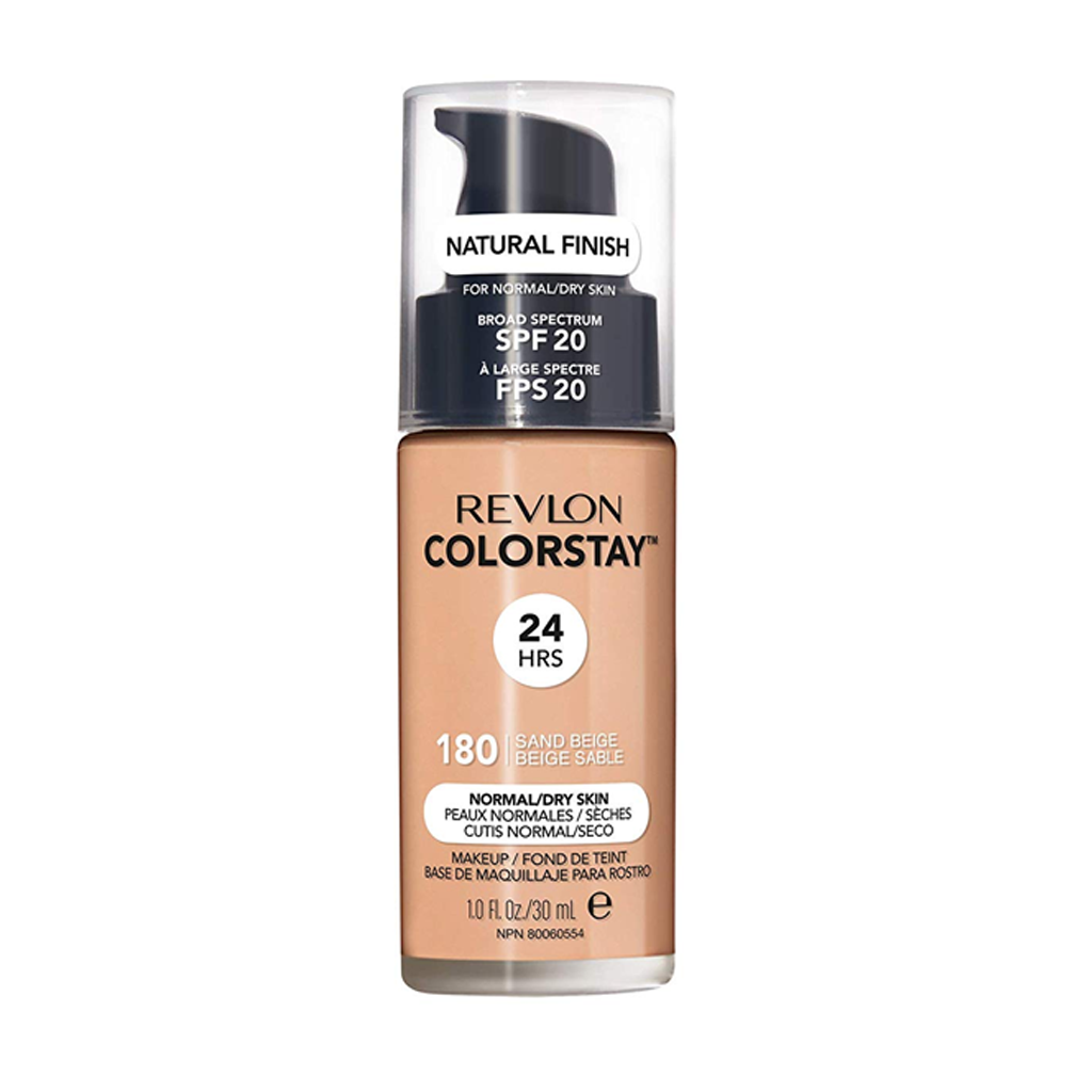 REVLON - COLORSTAY 24 HRS MAKEUP NORMAL/DRY SPF 20 180 SAND BEIGE (30 ML) - MyVaniteeCase