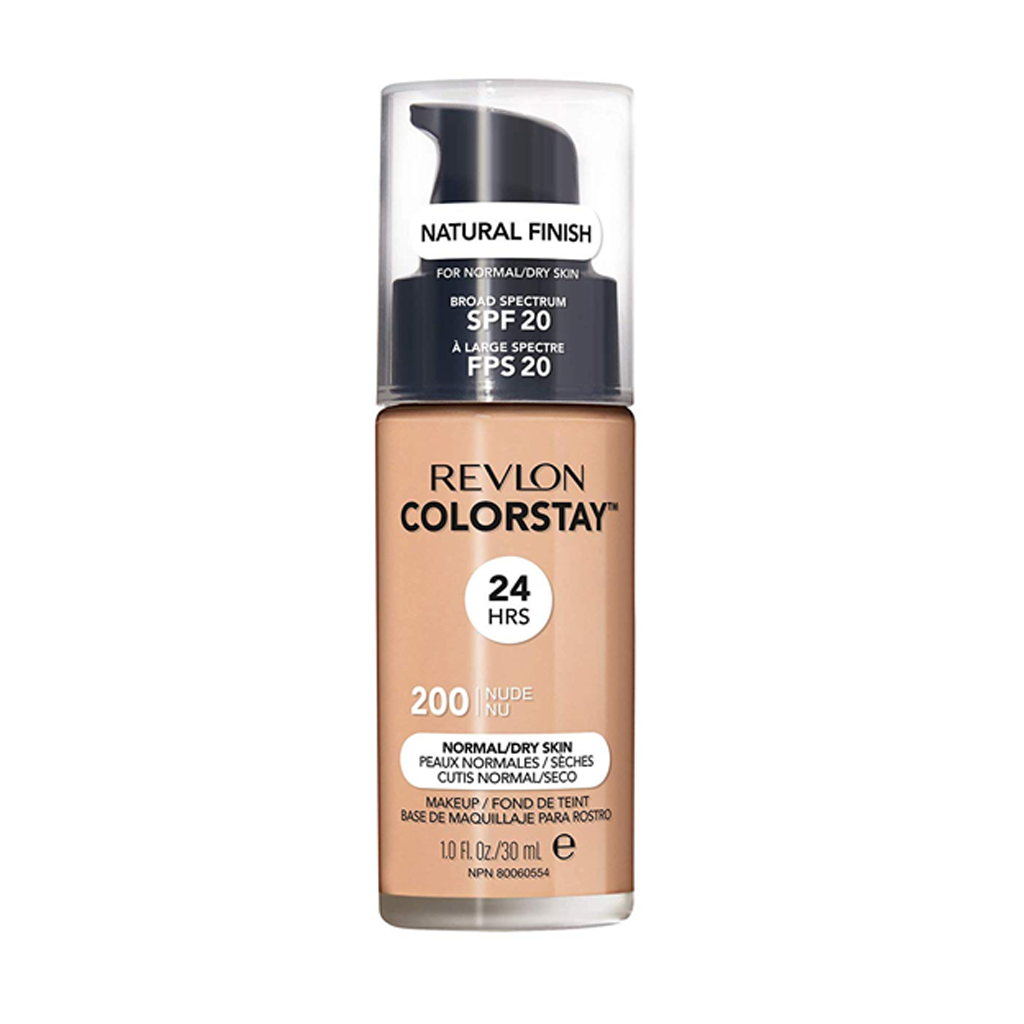 REVLON - COLORSTAY 24 HRS MAKE UP NORMAL TO DRY SPF 20 200 NUDE (30 ML) - MyVaniteeCase