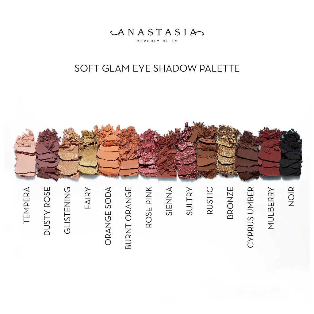 ANASTASIA BEVERLY HILLS - SOFT GLAM EYESHADOW PALETTE - MyVaniteeCase