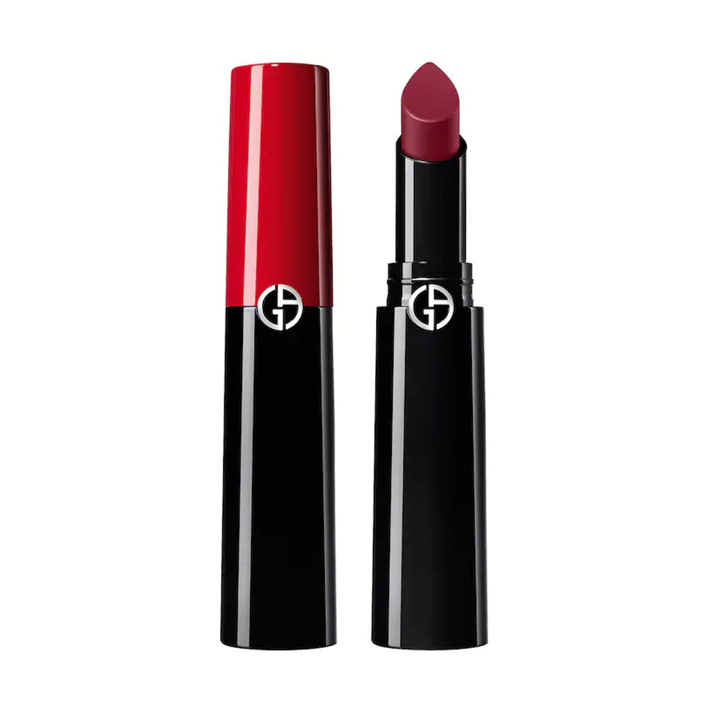 ARMANI BEAUTY - LIP POWER LONG LASTING SATIN LIPSTICK (BURGUNDY RED) - MyVaniteeCase