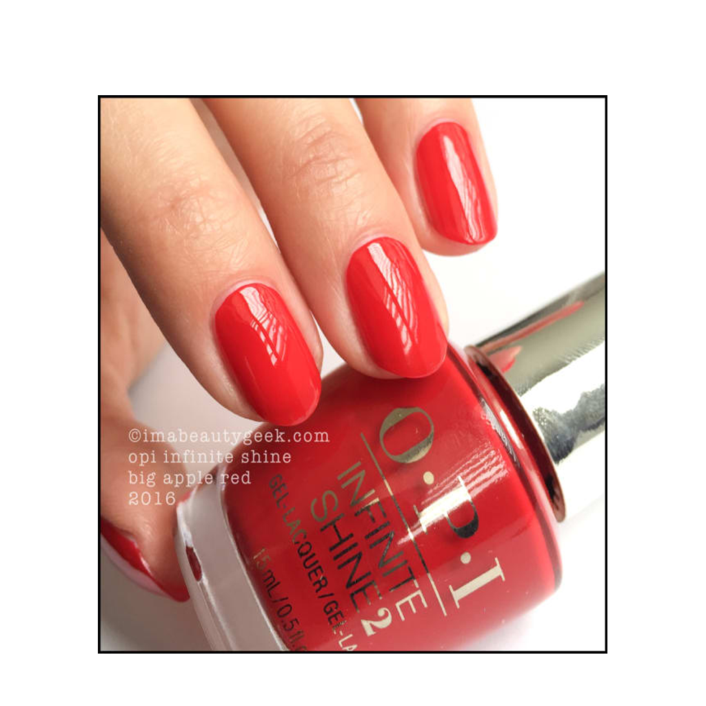 OPI - BIG APPLE RED (INFINITE SHINE ICONIC SHADE)