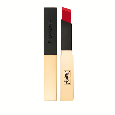 YSL - ROUGE PUR COUTURE THE SLIM MATTE LIPSTICK (STRANGE ORANGE) - MyVaniteeCase