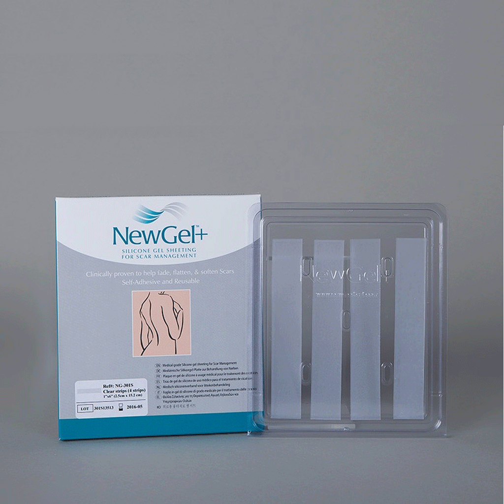 NEWGEL+ SILICONE STRIPS FOR SCARS - CLEAR (NG-301S) - MyVaniteeCase