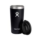 HYDRO FLASK – 12 OZ ALL AROUND TUMBLER PRESS-IN LID-BLACK