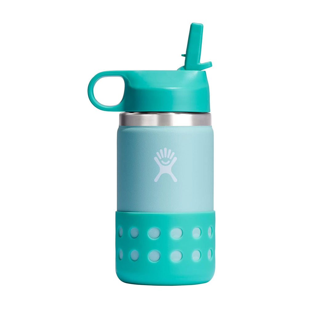 HYDRO FLASK – 12 Oz KIDS WIDE MOUTH STRAW LID & BOOT-DEW