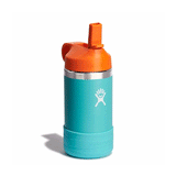 HYDRO FLASK - 12 OZ KIDS WIDE MOUTH STRAW CAP AND BOOT-SEASPRAY