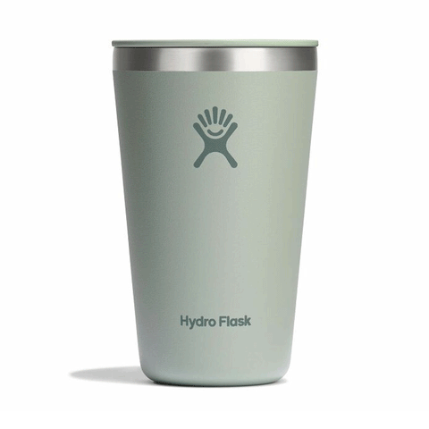 HYDRO FLASK - 16 OZ ALL AROUND TUMBLER PRESS IN LID-AGAVE