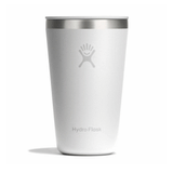 HYDRO FLASK - 16 OZ ALL AROUND TUMBLER PRESS IN LID-WHITE