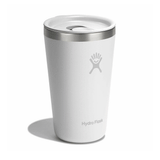 HYDRO FLASK - 16 OZ ALL AROUND TUMBLER PRESS IN LID-WHITE