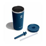 HYDRO FLASK - 20 OZ ALL AROUND TUMBLER STRAW LID INDIGO