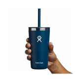 HYDRO FLASK - 20 OZ ALL AROUND TUMBLER STRAW LID INDIGO