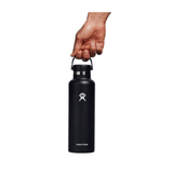 HYDRO FLASK - 21 Oz STANDARD FLEX CAP-BLACK
