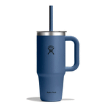 HYDRO FLASK - 24 OZ TRAVEL TUMBLER CLEAR LID-HARBOR BLUE