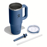 HYDRO FLASK - 24 OZ TRAVEL TUMBLER CLEAR LID-HARBOR BLUE