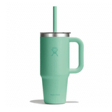 HYDRO FLASK - 24 OZ TRAVEL TUMBLER CLEAR LID-MERMAID GREEN