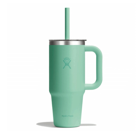 HYDRO FLASK - 24 OZ TRAVEL TUMBLER CLEAR LID-MERMAID GREEN