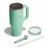 HYDRO FLASK - 24 OZ TRAVEL TUMBLER CLEAR LID-MERMAID GREEN