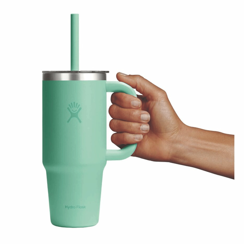 HYDRO FLASK - 24 OZ TRAVEL TUMBLER CLEAR LID-MERMAID GREEN