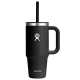 HYDRO FLASK - 24 OZ ALL AROUND TRAVEL TUMBLER-BLACK