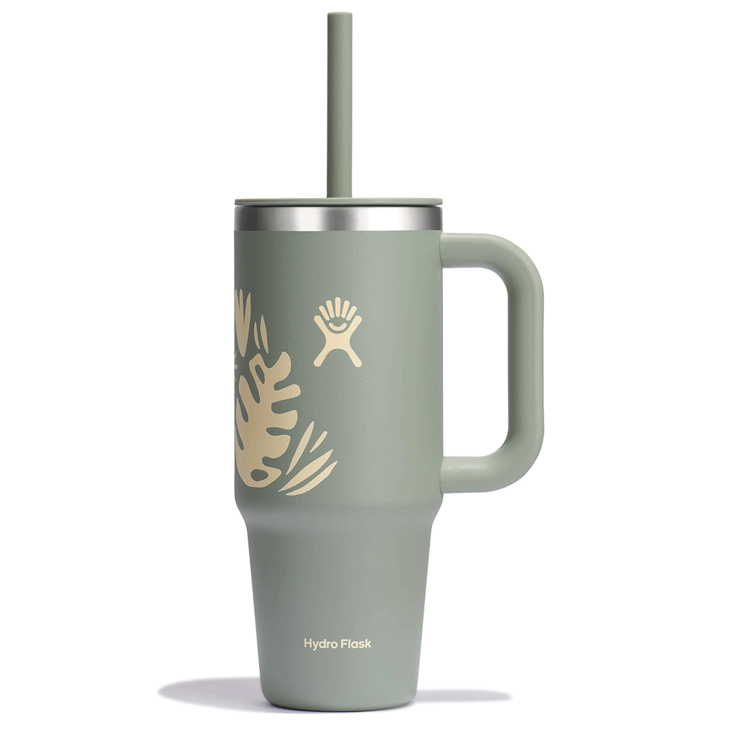 HYDRO FLASK - 24 OZ ALL AROUND TRAVEL TUMBLER-BOTANICAL BLISS AGAVE