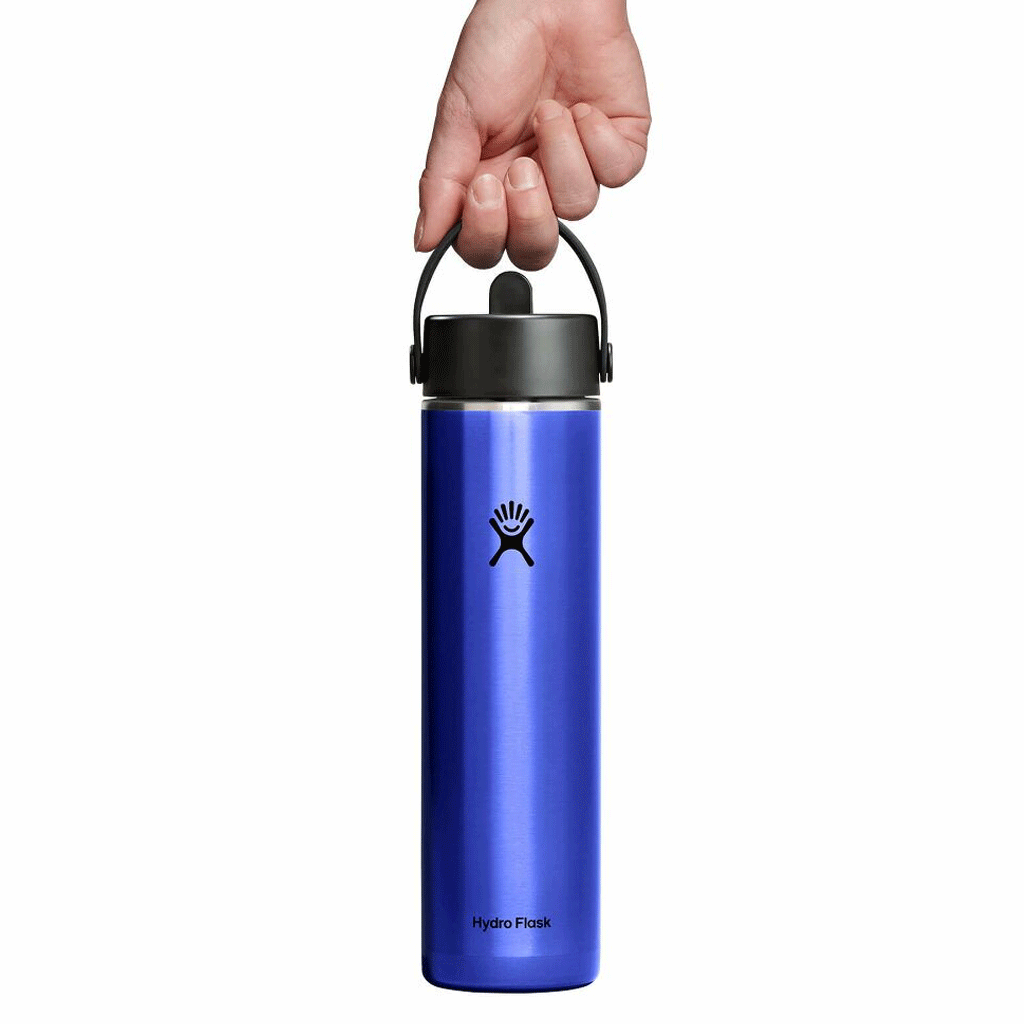 HYDRO FLASK - 24 OZ LIGHTWEIGHT WIDE FLEX STRAW CAP-SAPPHIRE BLUE