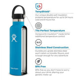 HYDRO FLASK-24 OZ STANDARD FLEX CAP-PACIFIC