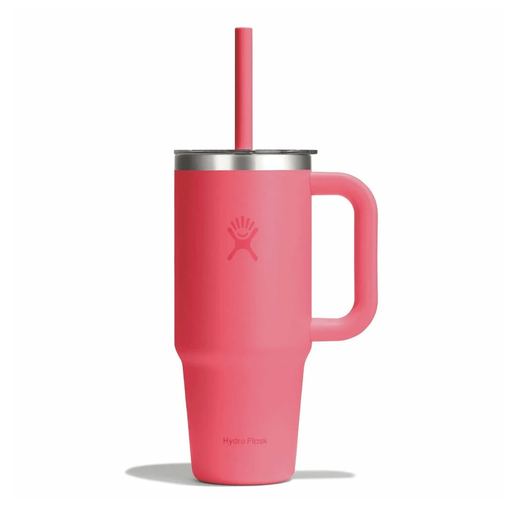 HYDRO FLASK - 24 OZ TRAVEL TUMBLER CLEAR LID-POPSTAR PINK