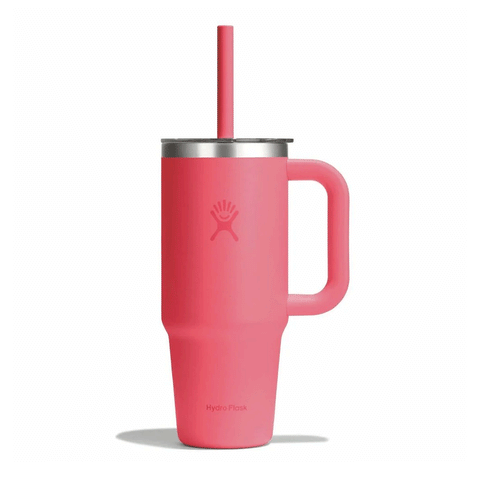 HYDRO FLASK - 24 OZ TRAVEL TUMBLER CLEAR LID-POPSTAR PINK