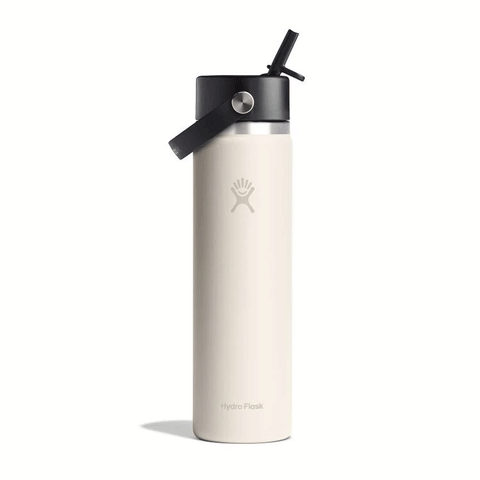 HYDRO FLACK - 24 OZ WIDE FLEX STRAW CAP-IVORY
