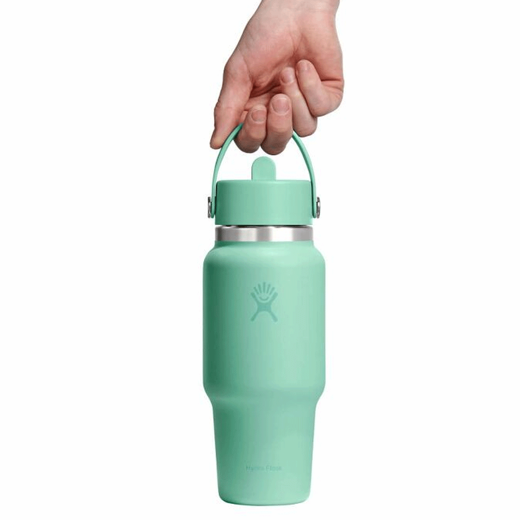 HYDRO FLASK - 24 OZ WIDE FLEX STRAW TRAVEL BOTTLE-MERMAID GREEN