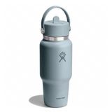 HYDRO FLASK - 24 OZ WIDE FLEX STRAW TRAVEL BOTTLE-SHALE GRAY