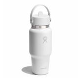 HYDRO FLASK - 24 OZ WIDE FLEX STRAW TRAVEL BOTTLE-WHITE