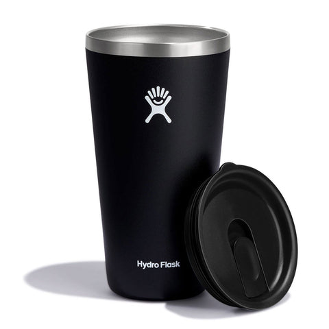 HYDRO FLASK – 28 OZ ALL AROUND TUMBLER PRESS-IN LID-BLACK