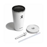 HYDRO FLASK - 28 OZ ALL AROUND TUMBLER STRAW LID-WHITE