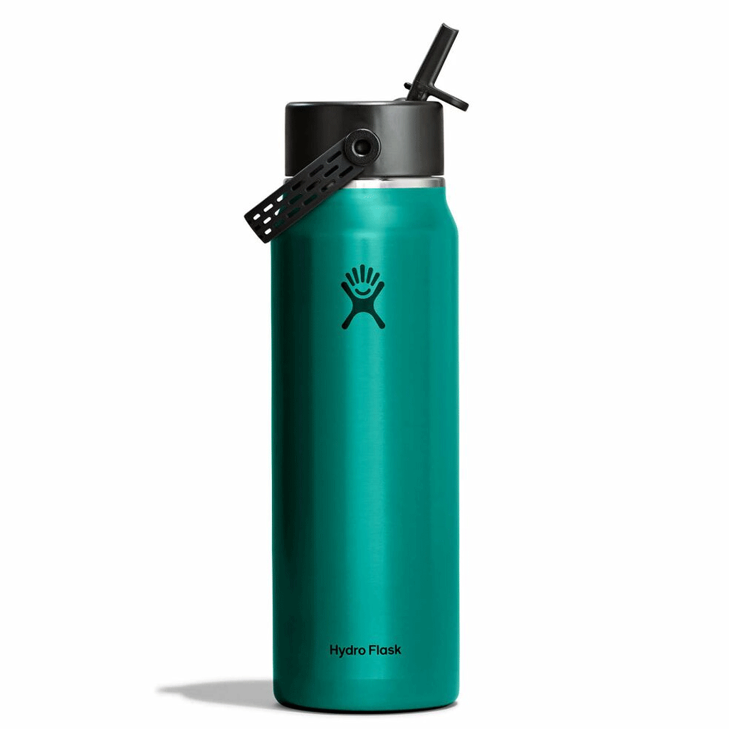 HYDRO FLASK - 32 OZ LIGHTWEIGHT WIDE FLEX STRAW CAP-EMERALD GREEN