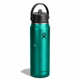 HYDRO FLASK - 32 OZ LIGHTWEIGHT WIDE FLEX STRAW CAP-EMERALD GREEN