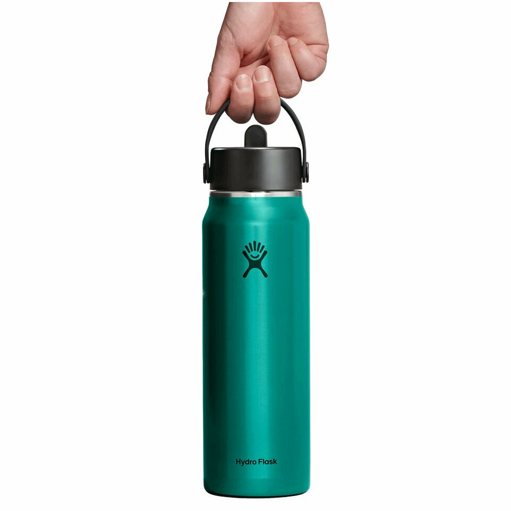 HYDRO FLASK - 32 OZ LIGHTWEIGHT WIDE FLEX STRAW CAP-EMERALD GREEN