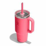 HYDRO FLASK - 32 OZ TRAVEL TUMBLER CLEAR LID-POPSTAR PINK