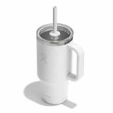 HYDRO FLASK - 32 OZ TRAVEL TUMBLER CLEAR LID-WHIT