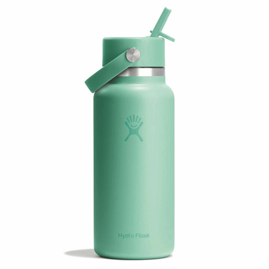 HYDRO FLASK - 32 OZ WIDE FLEX STRAW CAP-MERMAID GREEN