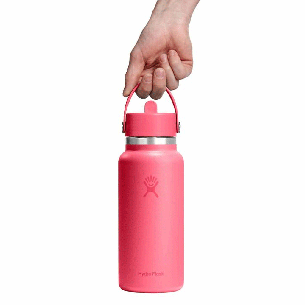 HYDRO FLASK - 32 OZ WIDE FLEX STRAW CAP-POPSTAR PINK
