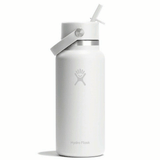 HYDRO FLASK - 32 OZ WIDE FLEX STRAW CAP-WHITE