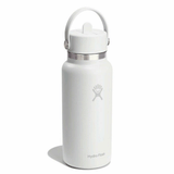 HYDRO FLASK - 32 OZ WIDE FLEX STRAW CAP-WHITE