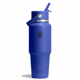 HYDRO FLASK - 32 OZ WIDE FLEX STRAW TRAVEL BOTTLE-CAPRI BLUE